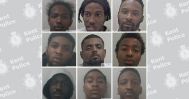 Nine men jailed