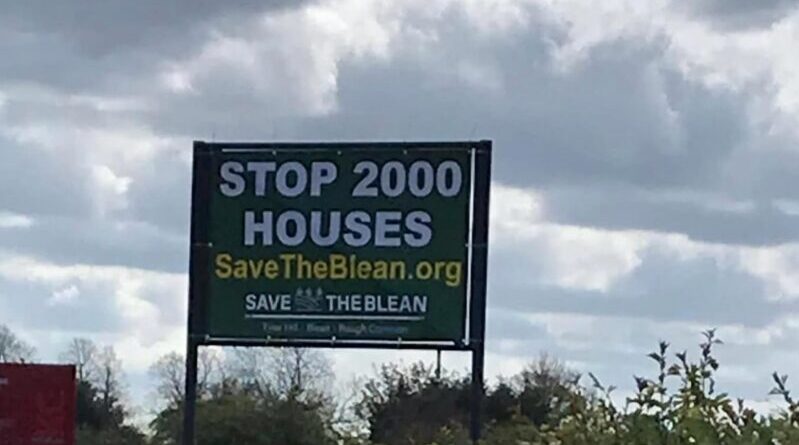 Campaigners fight to stop 2000 homes in Blean